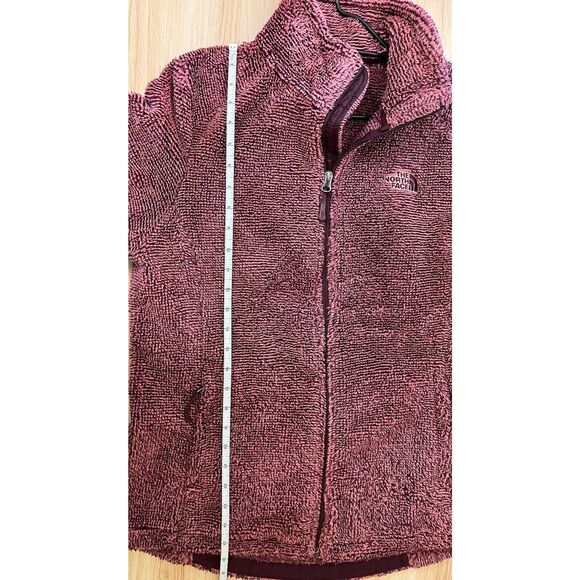 The North Face Osito Women's Size Large Fleece Soft Fluffy Full Zip Rose Pink - Picture 4 of 6